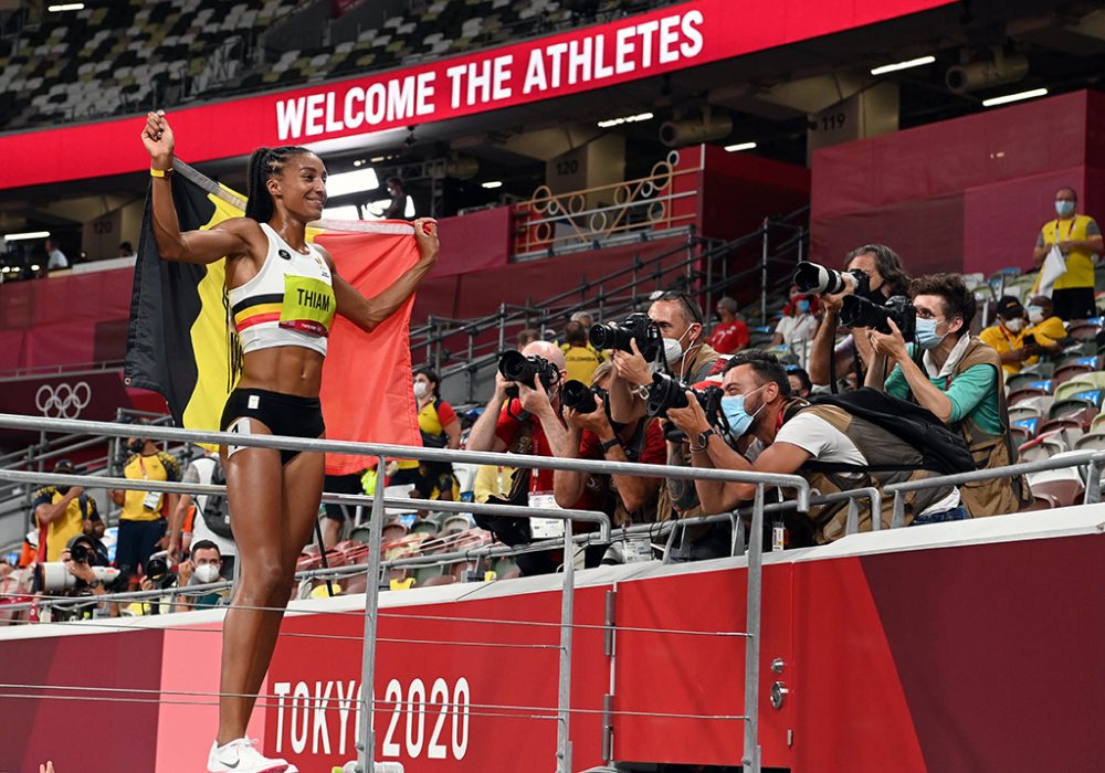 Nafi Thiam holt Gold in Tokio (Bild: Rob Walbers/Belga)