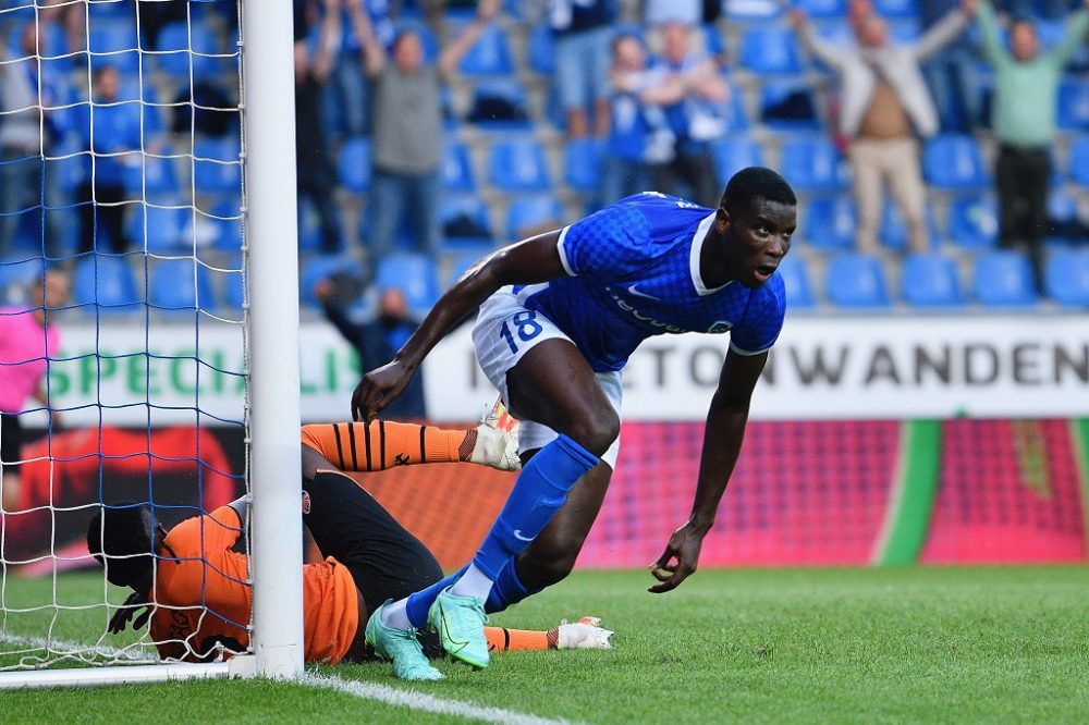 Paul Onuachu brachte Genk mit 1:0 in Führung (Bild: Johan Eyckens/Belga)