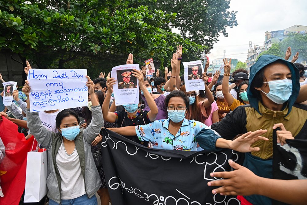 Proteste in Myanmar