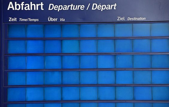 Lokführer-Streik in Deutschland (Bild: Tobias Schwarz/AFP)