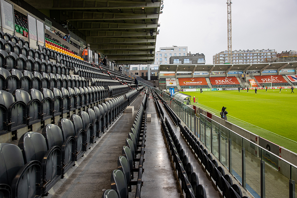 Die "Versluys Arena" in Ostende (Bild: Kurt Desplenter/Belga)