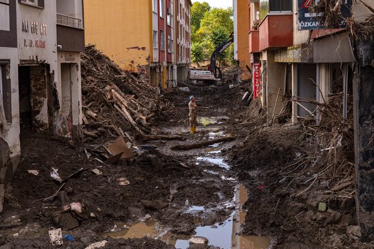 Überschwemmungen in der Türkei (Bild: Yasin Akgul/AFP)