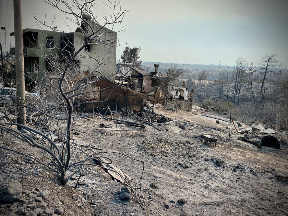 Waldbrände in der Türkei (Foto: AFP)