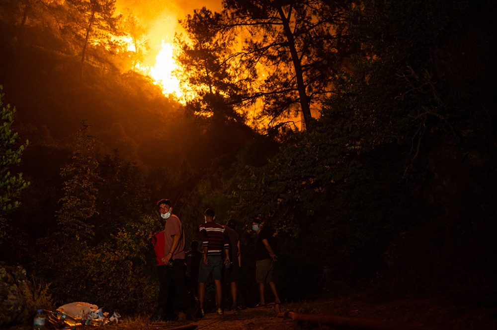 Waldbrände in der südwesttürkischen Provinz Mugla (Bild: Yasin Akgul/AFP)