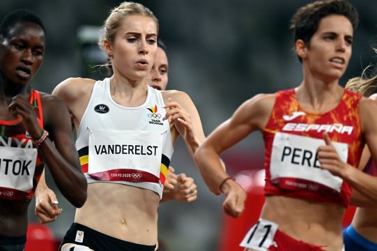 Elise Vanderelst am 4. August in Tokio (Bild: Dirk Waem/Belga)