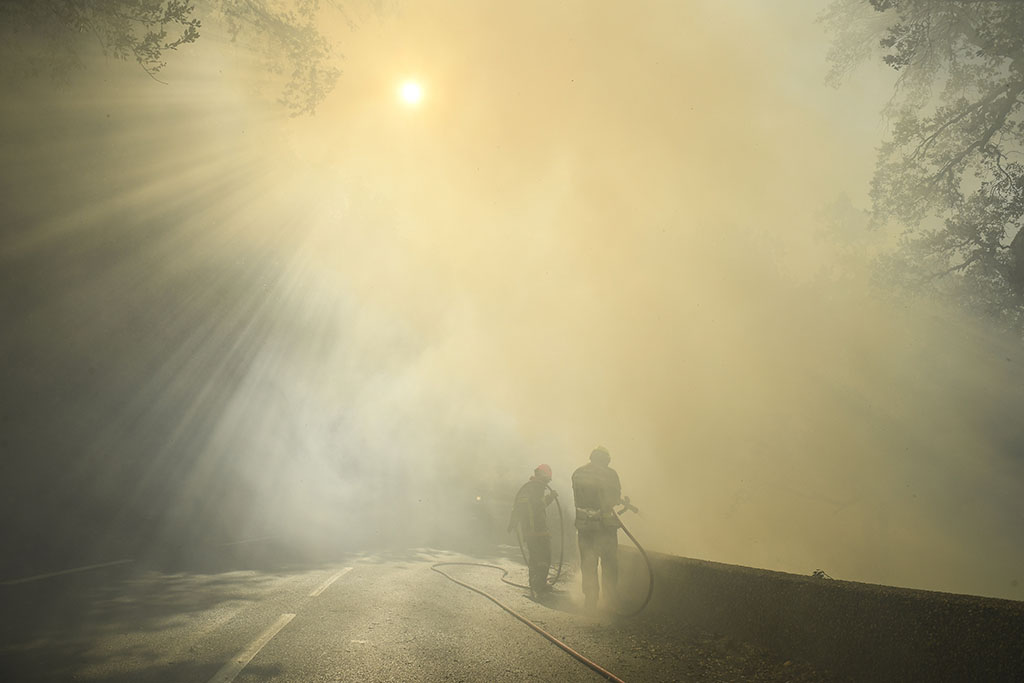 Waldbrände in Frankreich (Bild: Nicolas Tucat/AFP)