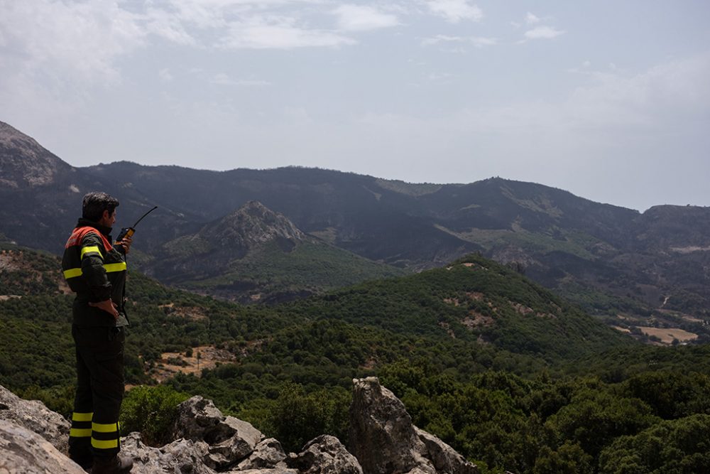 Waldbrände in Italien (Bild: Valentina Sinis/AFP)