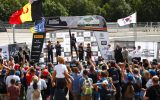 Thierry Neuville und Martijn Wydaeghe feiern bei der Ypern-Rallye Belgien den Heimsieg (Bild: Austral/Hyundai Motorsport)