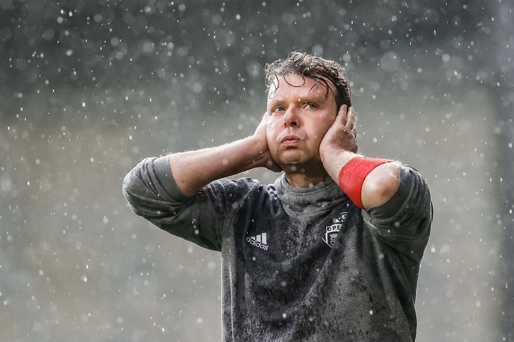 Eupen's head coach Stefan Kramer pictured during a soccer match between KAS Eupen and RFC Seraing, Saturday 28 August 2021 in Eupen, on day 6 of the 2021-2022 'Jupiler Pro League' first division of the Belgian championship. BELGA PHOTO BRUNO FAHY