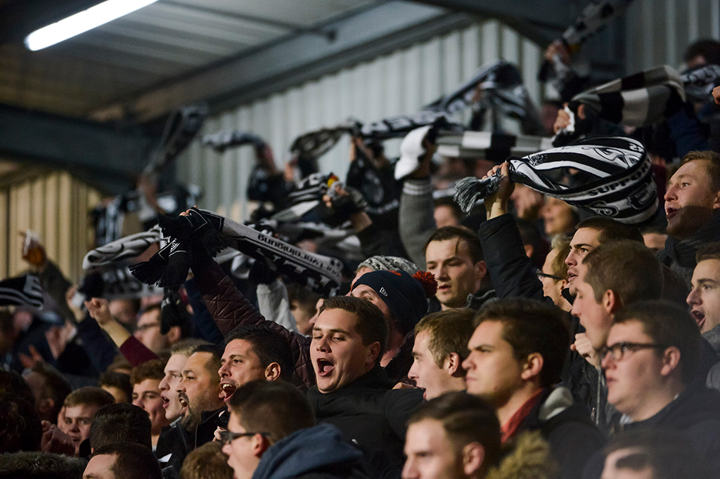 Fans der AS Eupen (Archivbild: Nicolas Lambert/Belga)