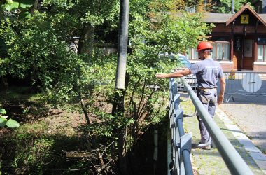 Brücke Bellmerin wird wieder instand gesetzt (Bild: Christoph Heeren/BRF)