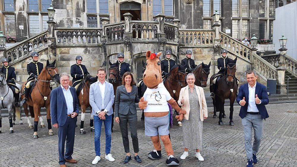 Die Organisatoren des CHIO in Aachen (Bild; Christophe Ramjoie/BRF)