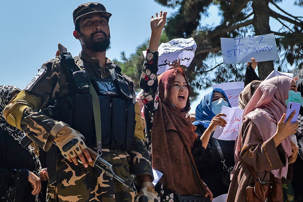 Demonstrantinnen in Afghanistan