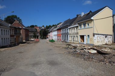 Eupener Unterstadt anderthalb Monate nach dem Hochwasser (Bild: Andreas Lejeune/BRF)
