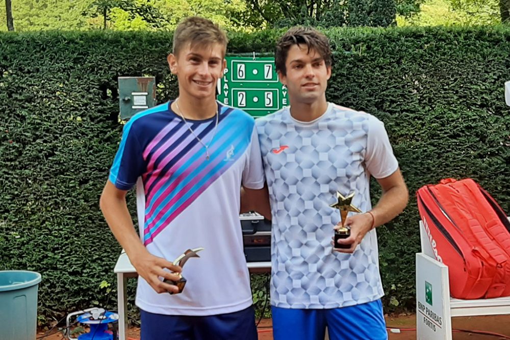 Nach dem Finale des ITF-Tennisturniers in Eupen (Bild: Christophe Ramjoie/BRF)