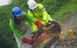 Arbeiter von Schienennetzbetreiber Infrabel in Aktion (Bild: Jonas D'Hollander/Belga)