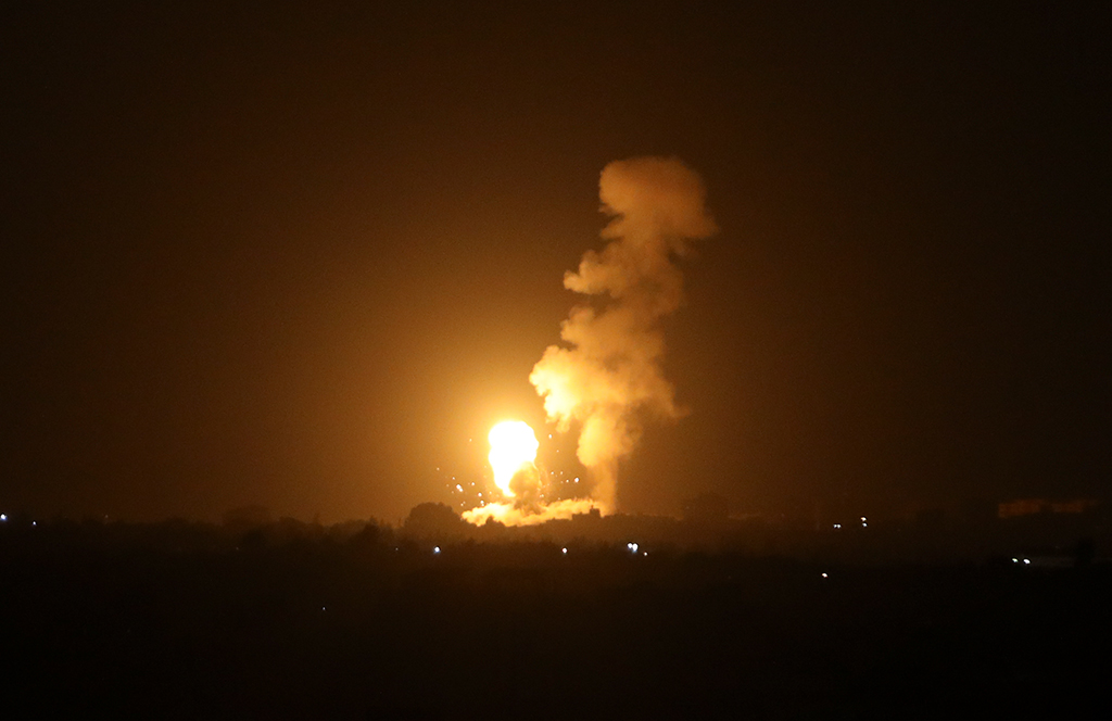 Die israelische Armee beschießt den Gazastreifen (Bild vom 6. September 2021)