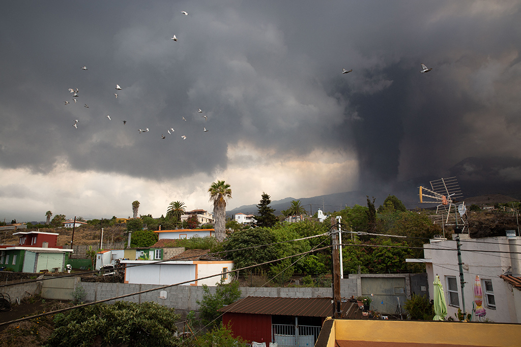 Vulkanausbruch auf La Palma (Bild: Desiree Martin/AFP)