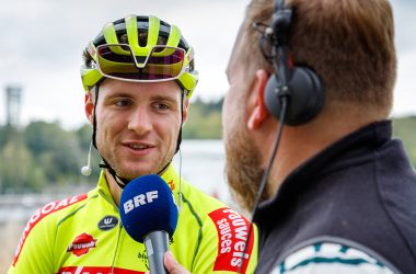 Laurenz Rex im Gespräch mit BRF-Reporter Christophe Ramjoie (Archivbild: Olivier Krickel/BRF)