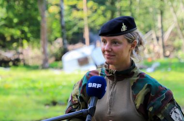 Unterleutnant Lisa Hermans (Bild: Julien Claessen/BRF)