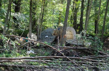 Militär beginnt Aufräumarbeiten an der Weser in Eupen (Bild: Julien Claessen/BRF)