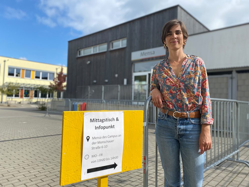 Catherine Brüll, Sozialschöffin der Stadt Eupen (Bild: Simonne Doepgen/BRF)