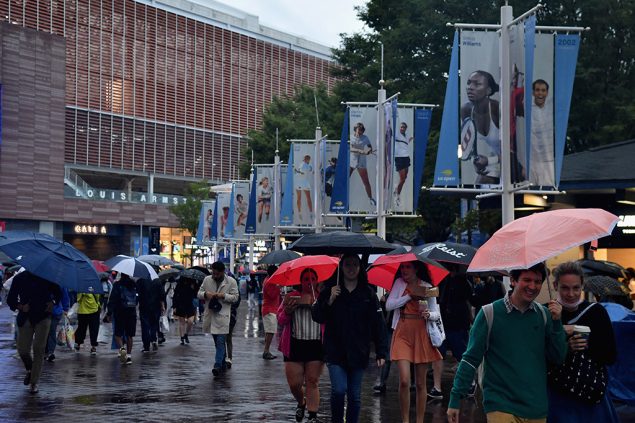 Regen und Unwetter in New York