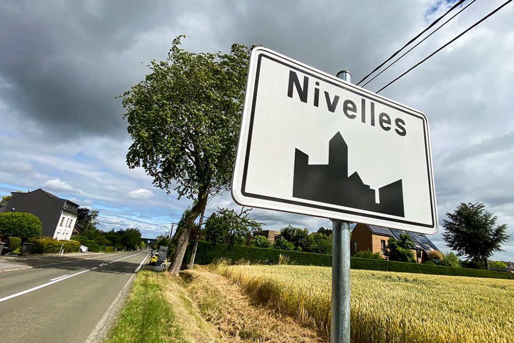 Ortsschild von Nivelles (Illustrationsbild: Thierry Roge/Belga)