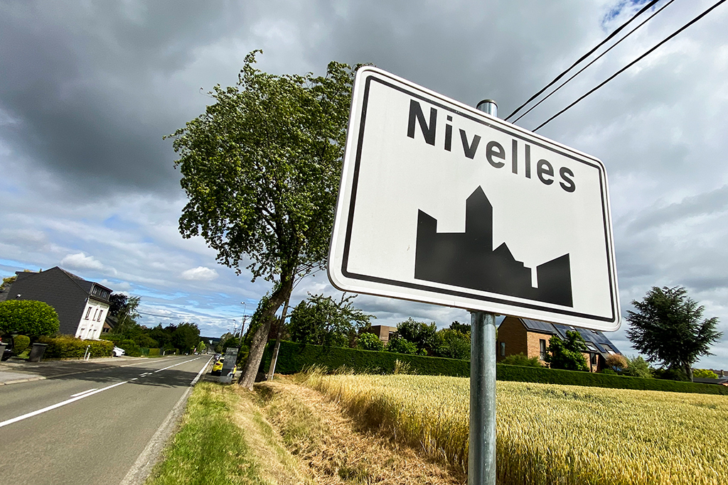 Ortsschild von Nivelles (Illustrationsbild: Thierry Roge/Belga)