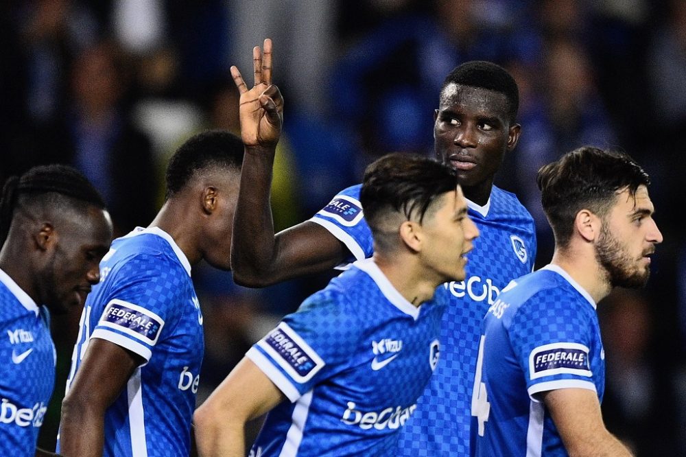 Paul Onuachu entschied mit seinen drei Treffern das Spiel für Genk (Bild: Johan Eyckens/Belga)