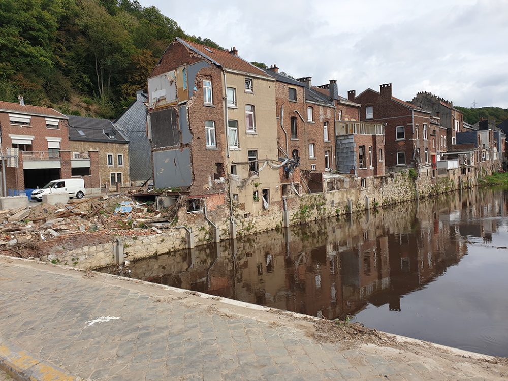 Hochwasserschäden in Pepinster (Bild: Lena Orban/BRF)