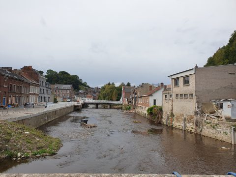 Hochwasserschäden in Pepinster (Archivbild: Lena Orban/BRF)