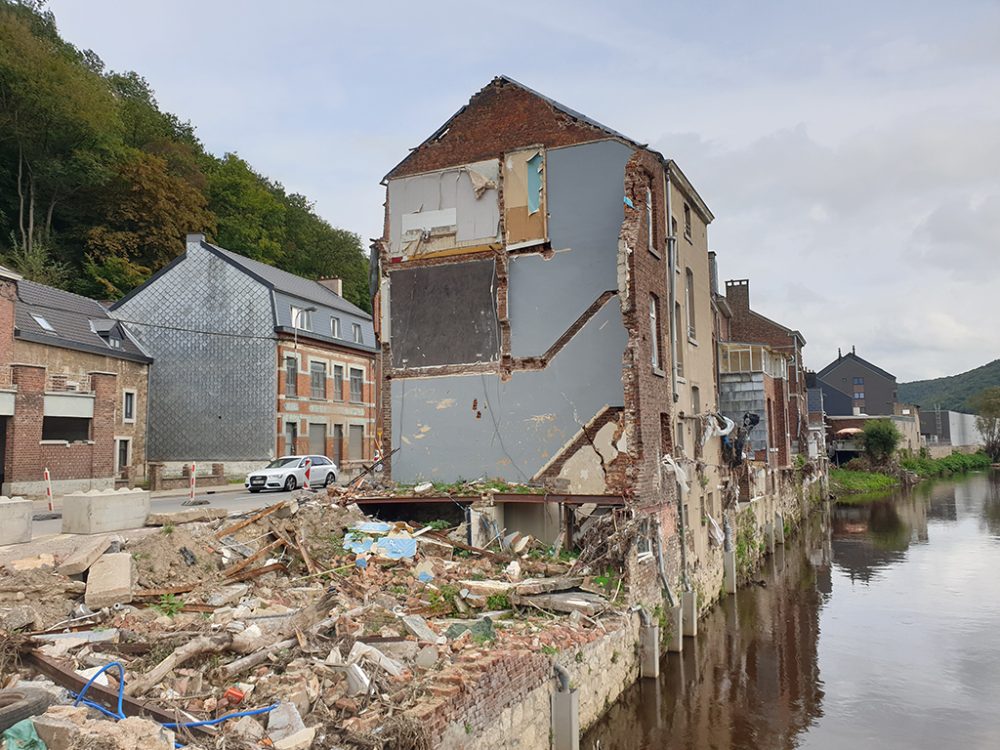 Hochwasserschäden in Pepinster (Bild: Lena Orban/BRF)