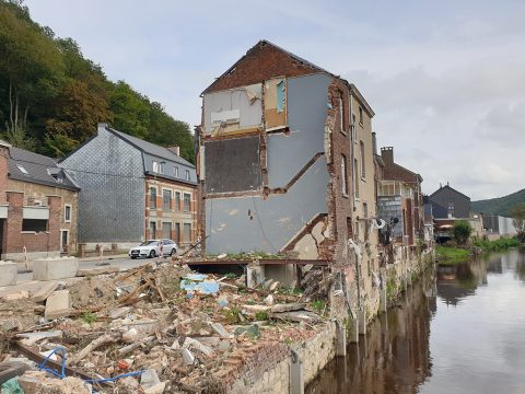 Hochwasserschäden in Pepinster (Bild: Lena Orban/BRF)