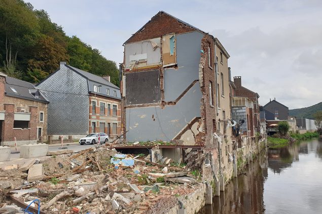 Hochwasserschäden in Pepinster (Bild: Lena Orban/BRF)