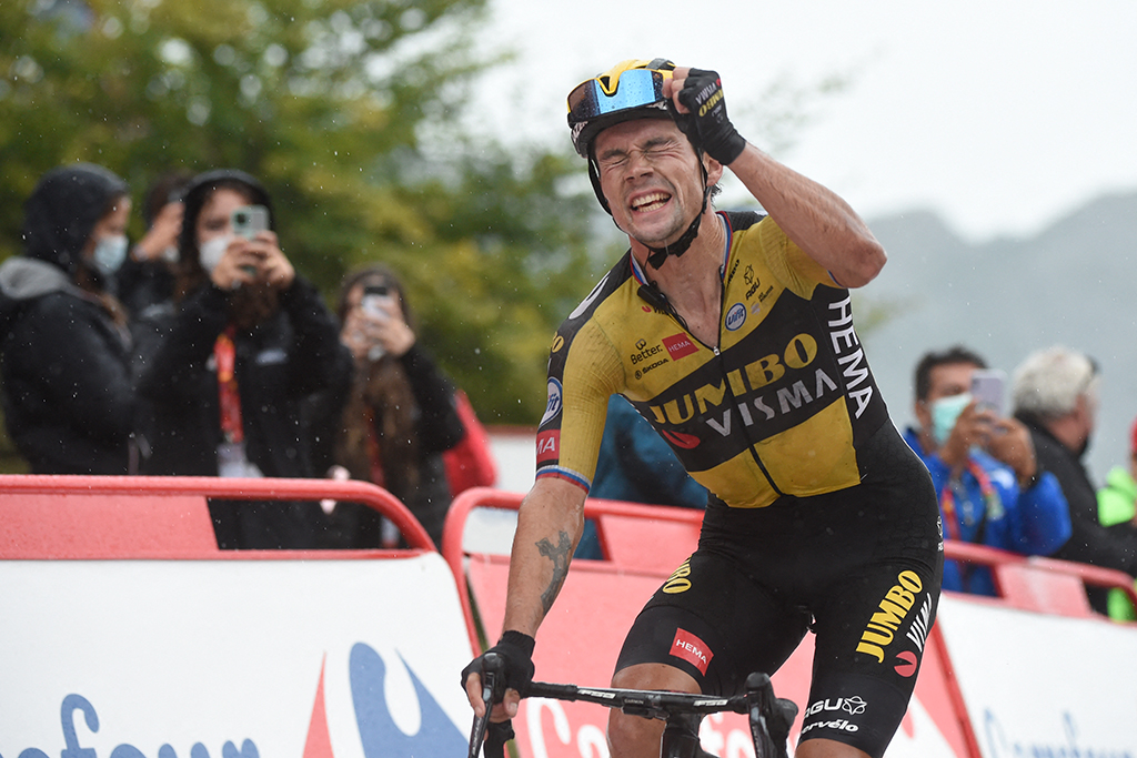Primoz Roglic hat gewinnt die 17. Etappe der Vuelta