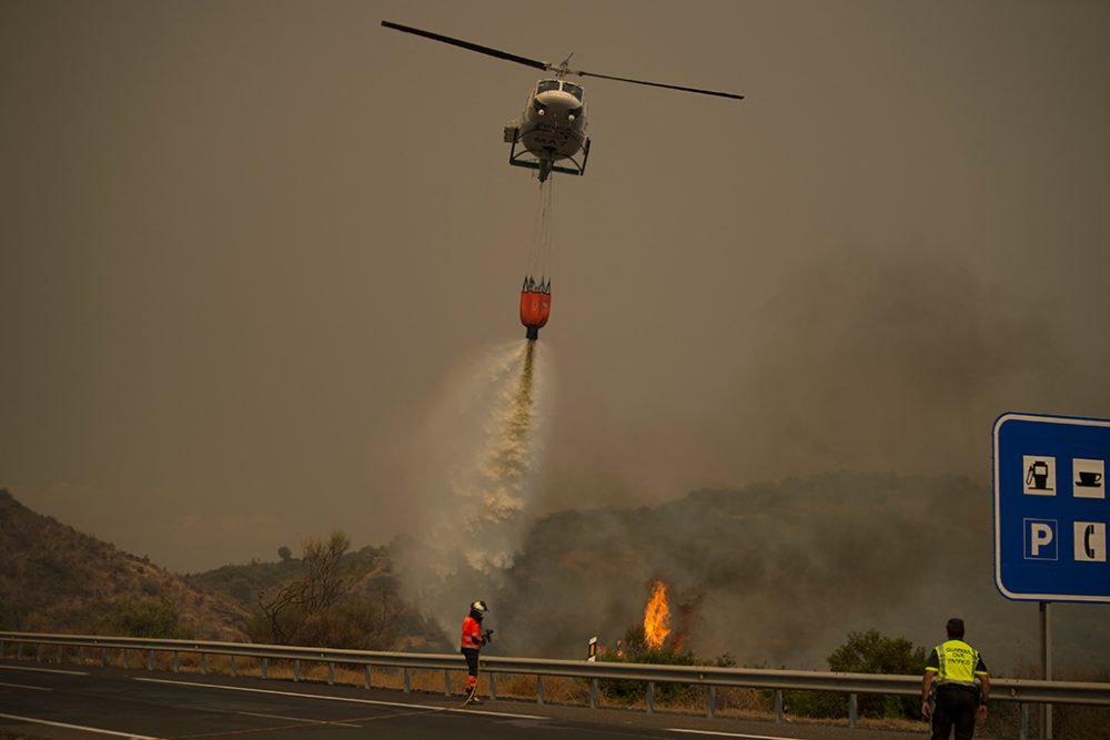 Waldbrand an der Costa Del Sol (Bild: Jorge Guerrero/AFP)