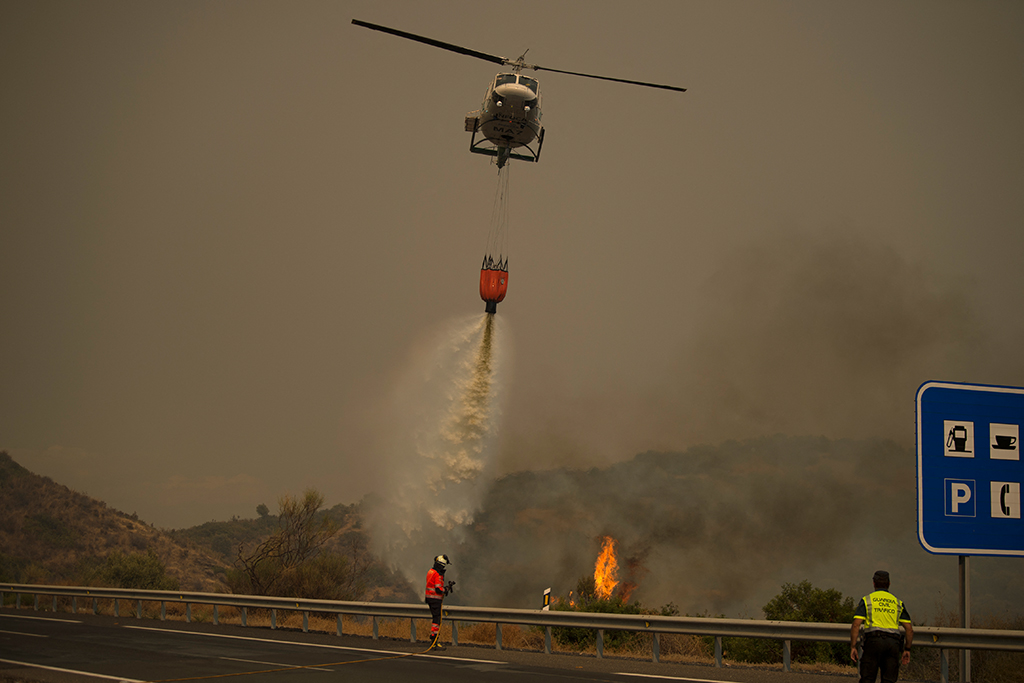 Waldbrand an der Costa Del Sol (Bild: Jorge Guerrero/AFP)