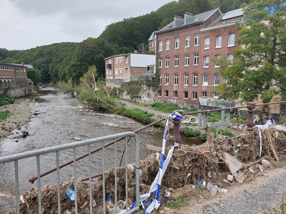 Hochwasserschäden in Verviers (Bild: Lena Orban/BRF)