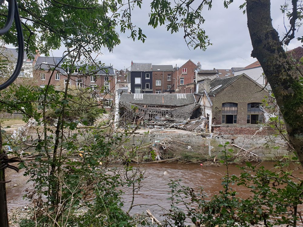 Hochwasserschäden in Verviers (Bild: Lena Orban/BRF)