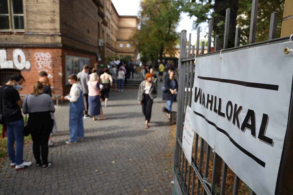 Wahllokal in Berlin-Pankow (Bild: Odd Andersen/AFP)