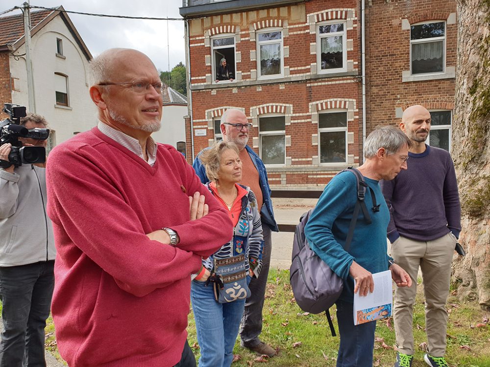 Klimatologe Jean-Pascal van Ypersele in Limbourg (Bild: Lena Orban/BRF)