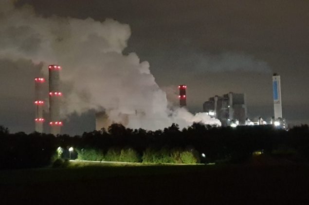 Brand am Kraftwerk Weisweiler (Bild: Johannes Jaeger)