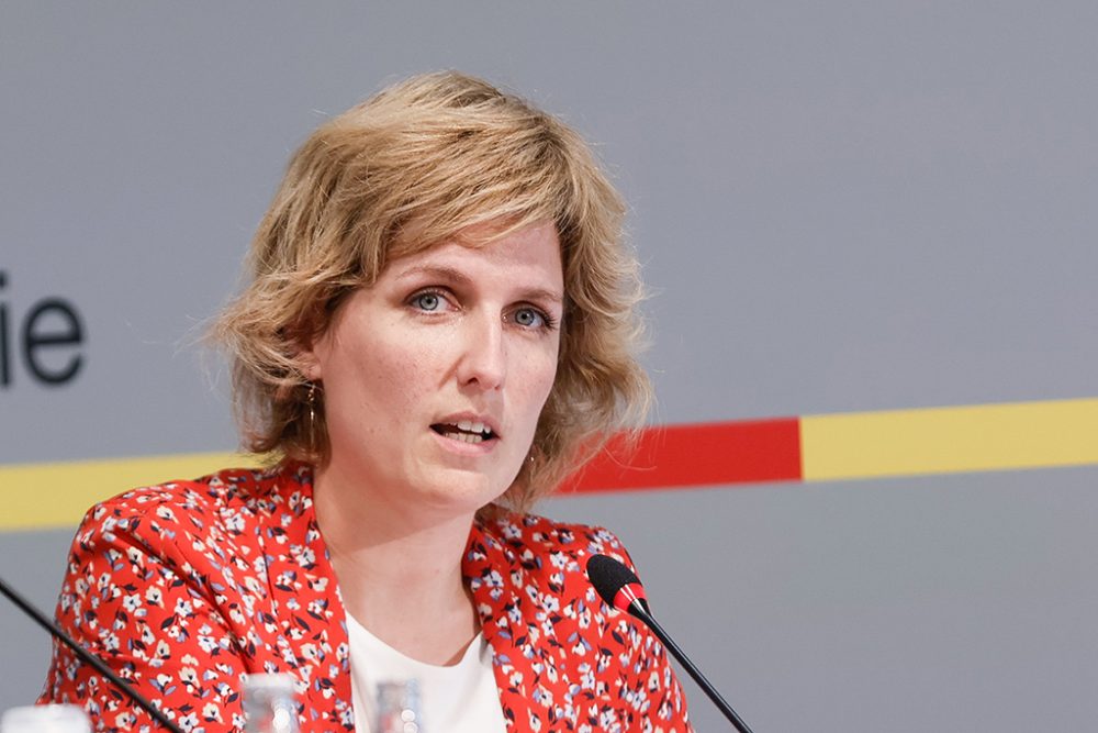 Die wallonische Umweltministerin Céline Tellier (Bild: Bruno Fahy/Belga)