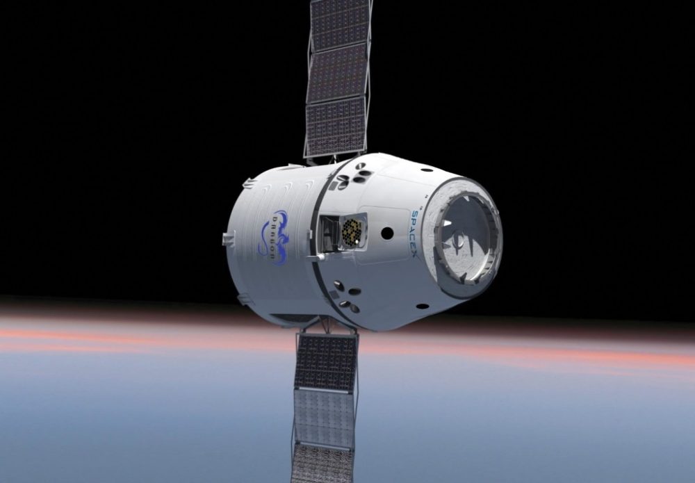 Dragon-Kapsel (Archivbild: SpaceX/DPA)