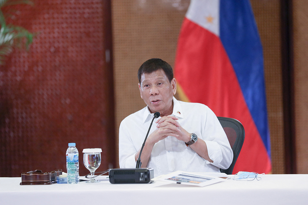 Rodrigo Duterte am 16. September (Bild: Toto Lozano/Philippine Presidential Photo Division/AFP)
