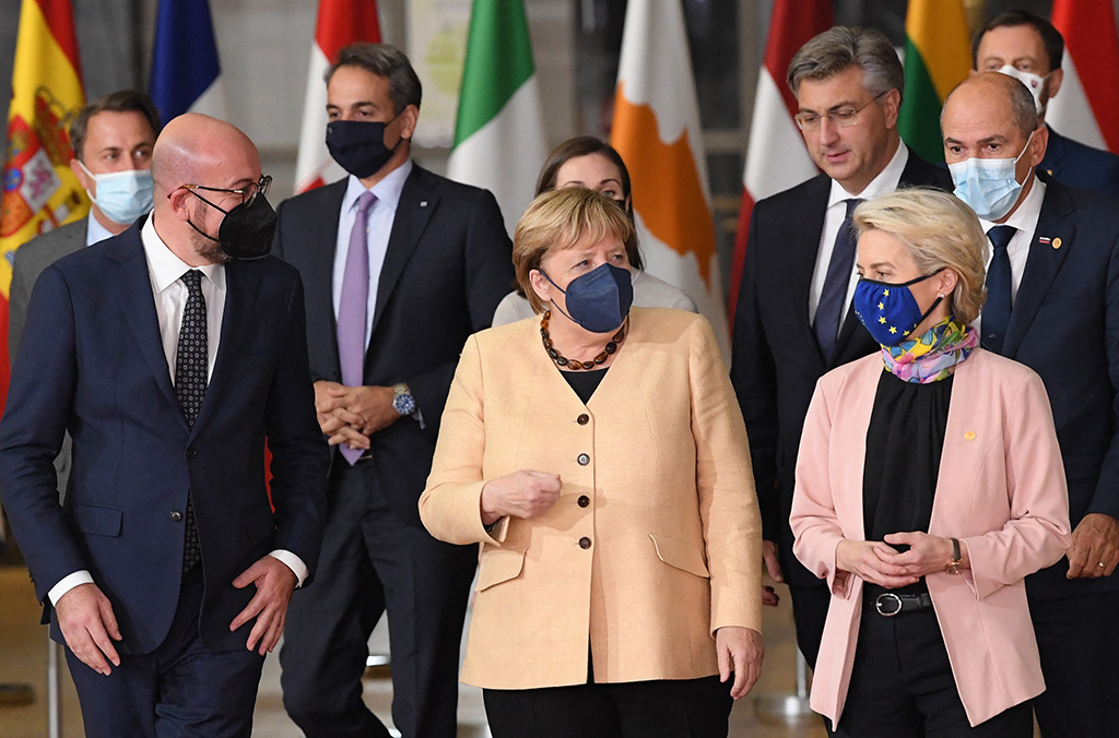 EU-Gipfel in Brüssel am 21. Oktober (Bild: John Thys/AFP)