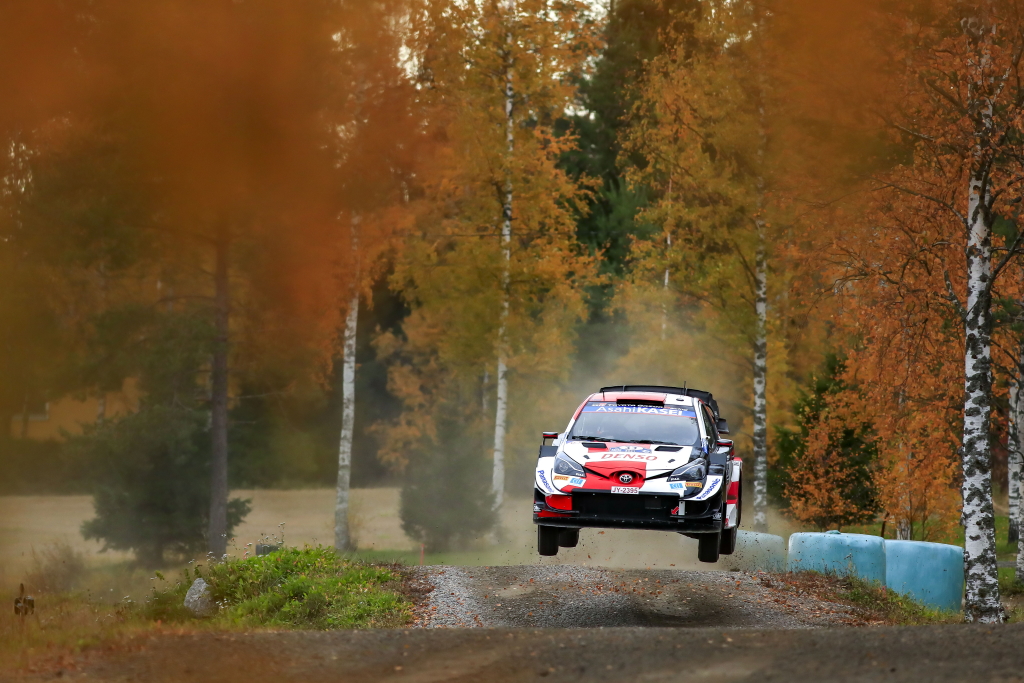 Elfyn Evans/Scott Martin übernehmen die Spitze bei der Rallye Finnland (Bild: Toyota GR)
