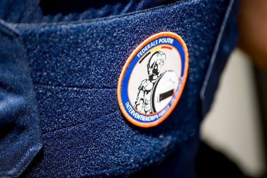 Logo der Föderalen Polizei Brüssel (Archicvbild: Jasper Jacobs/Belga)