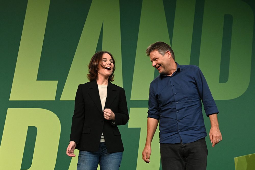 Robert Habeck und Annalena Baerbock (Bild: Christof Stache/AFP)